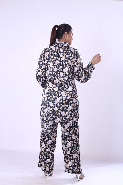 Hight Quality Co-Ord Set Smooth And Comfortable Satin Print For This Outfit