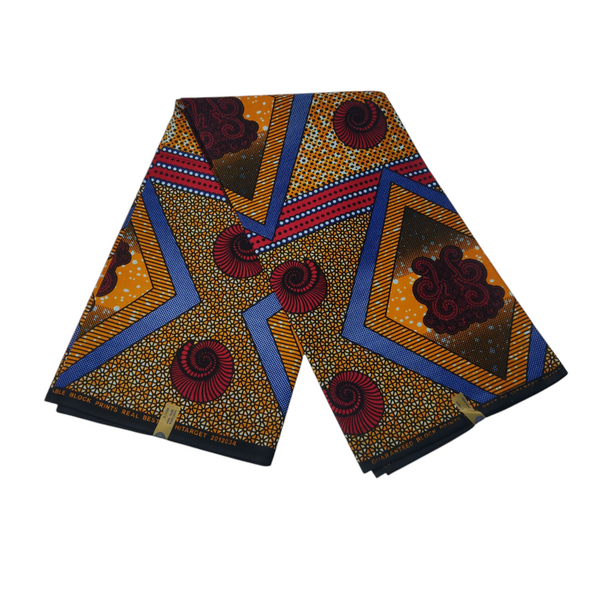 Real Original Ankara Dutch Batik Fabric From Holland 6Yards Damask High Quality African Wax Printed Cotton Fabric For Dress