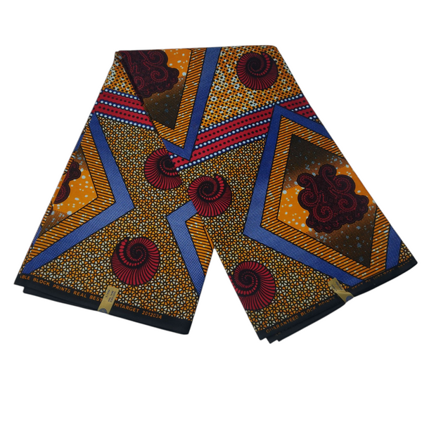 Real Original Ankara Dutch Batik Fabric From Holland 6Yards Damask High Quality African Wax Printed Cotton Fabric For Dress