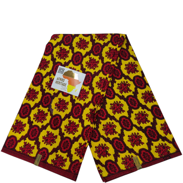 African Dobby Ankara Cotton Wax Fabric Women Fashion Clothing Hollandias Real Print For Women