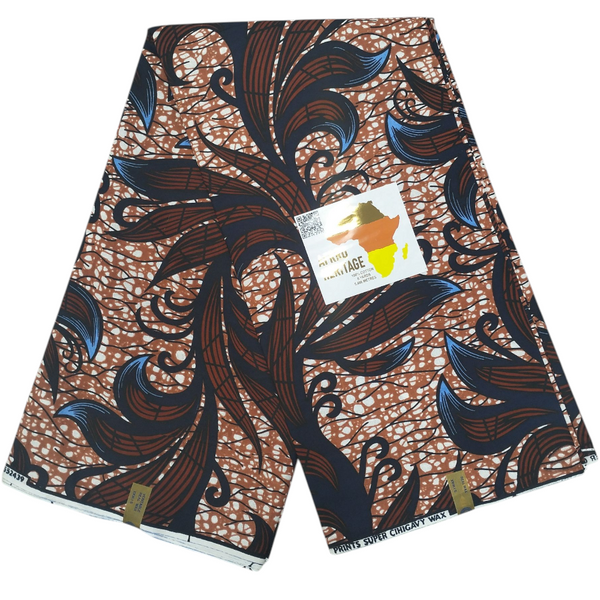 Wax Print Ankara Fabric Real High Quality 100% Cotton 6yards For Sewing