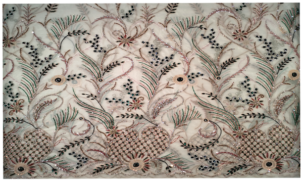 Indian Handmade Heavy Stone Beaded Bridal Lace For Bridal Women Designer Lace 5 Yards