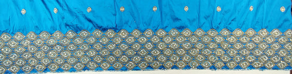 Top Quality African George Wrapper Fabric With Embroidery And Stone Work Nigerian Wedding And Party Dress Raw Silk Fabric For African Woman