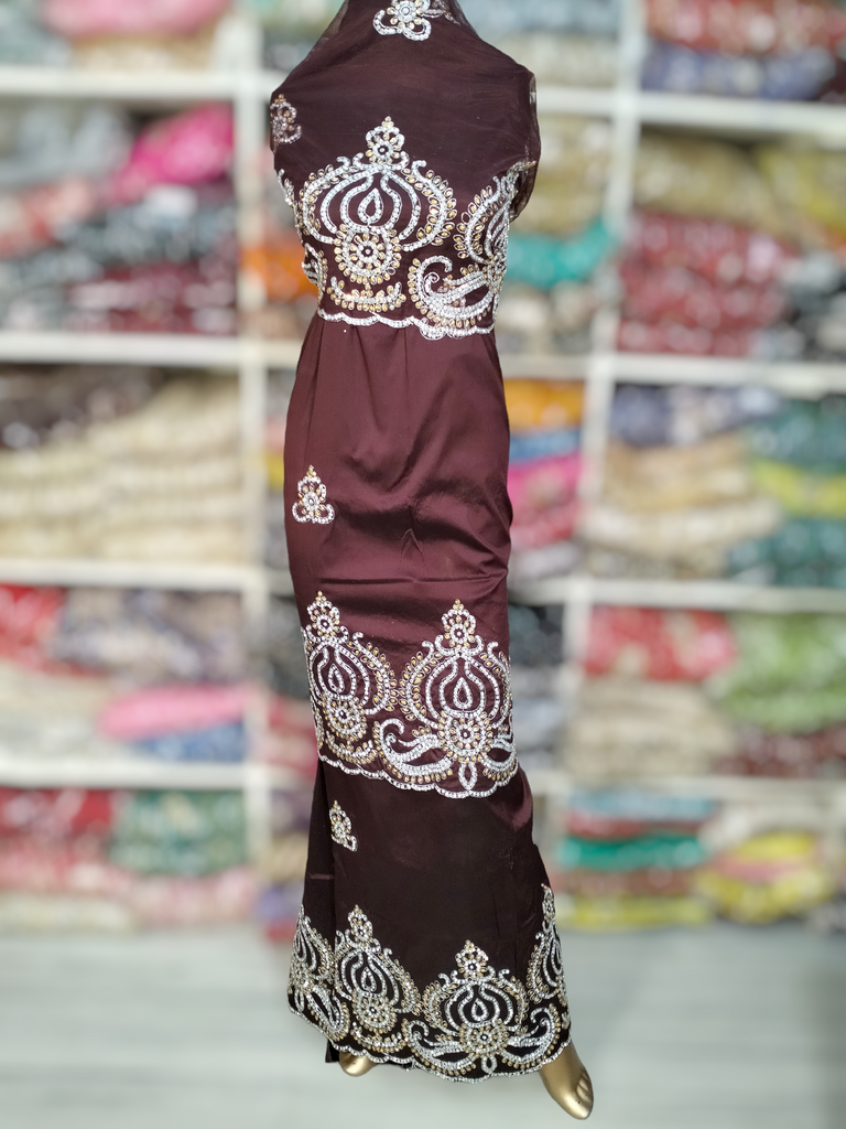 dark brown indian dress Vivien Dress Nocturne