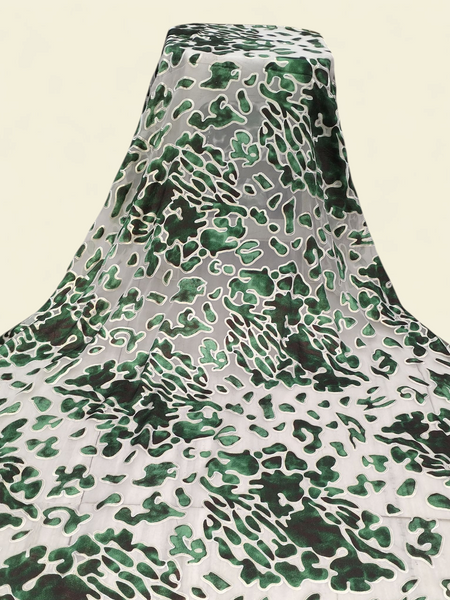 Beautiful Colour Combination Green & White Fransawi Dirac | Luxury Party & Wedding Wear