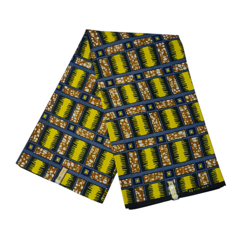 Veritable Soft African Fabric Ankara Fabric Pure Cotton 6 Yards Real Wax Print Dot Design For Women Clothing Casual Party Dress