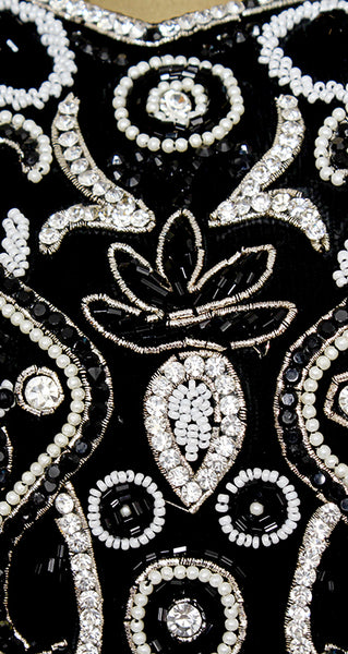 Pure Chiffon Stone Pearl Work Kaftan