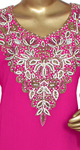 Chiffon Kaftan With Zardosi Work